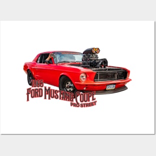 1965 Ford Mustang Coupe Pro Street Posters and Art